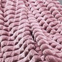 Ver imagem 5 de Cobertor Coberta Tok Max Queen Ultrasoft Alto Relevo Dupla Face - Peony
