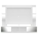 Ver imagem 6 de Rack Estante com Painel TV 65 Polegadas e Espelho Oslo Multimóveis Branco/Madeirado
