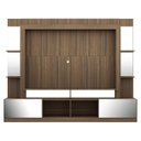 Ver imagem 6 de Rack Estante com Painel TV 65 Polegadas e Espelho Oslo Multimóveis Madeirado/Lacca Fumê