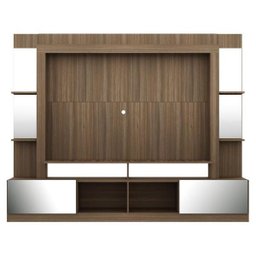 Rack Estante com Painel TV 65 Polegadas e Espelho Oslo Multimóveis Madeirado/Tenerife - 6 Rack Estante com Painel TV 65 Polegadas e Espelho Oslo Multimóveis Madeirado/Tenerife - 6