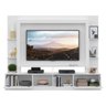 Rack Estante com Painel e Suporte para TV até 65 Polegadas e 2 Portas Oslo Multimóveis Branco - 5