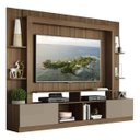 Ver imagem 3 de Rack Estante com Painel e Suporte para TV até 65 Polegadas e 2 Portas Oslo Multimóveis Madeirado/Lac