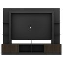 Ver imagem 6 de Rack Estante com Painel e Suporte para TV até 65 Polegadas e 2 Portas Oslo Multimóveis Preto/Tenerif