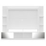 Rack com Painel e Suporte para TV até 65 Polegadas Portas com Espelho Oslo Multimóveis Branco/Lacca - 6