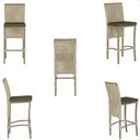 Ver imagem 3 de Mesa Bistro e 2 Banquetas Roma Fendi Corda Náutica 13 Trama Original