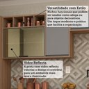 Ver imagem 7 de Cozinha Completa 6 Peças com Espaço para Micro-ondas e Tampo 310cm Isa Luciane Móveis
