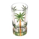 Ver imagem 4 de Conjunto de 6 Copos Alto de Cristal Wolff Palm Tree Handpaint 330ml Mesa Posta