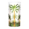 Conjunto de 6 Copos Alto de Cristal Wolff Palm Tree Handpaint 330ml Mesa Posta - 5