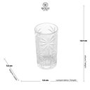 Ver imagem 3 de Jogo Jarra 1,2 L E 6 Copos 330ml Palm Tree Wolff 28147 28148 Kit Completo Mesa Posta