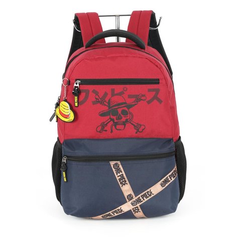 Mochila de Costas Up4you One Piece Skull Vinho - Luxcel