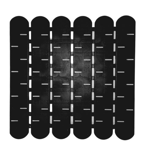 Tapete Banheiro Estrado Antiderrapante Com 108 Ventosas:Preto