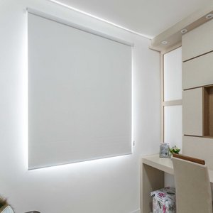Cortina persiana rolô blackout 1,00m x 1,20m sem bandô