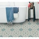 Ver imagem 1 de Adesivo para Piso Ladrilho Portugues Verde Lavavel Antiderrapante