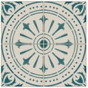 Ver imagem 2 de Adesivo para Piso Ladrilho Portugues Verde Lavavel Antiderrapante