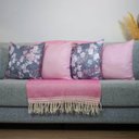 Ver imagem 2 de Kit com 4 Capas para Almofadas Decorativas Florezinhas