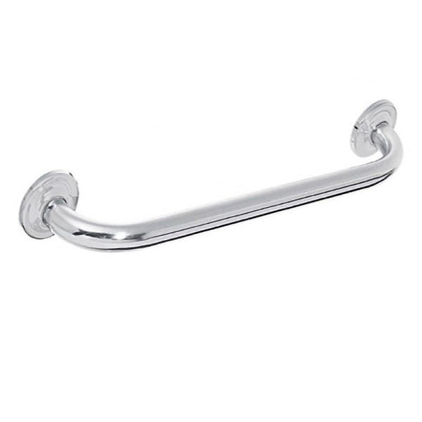 Alça de Apoio Banheiro Inox 40cm Barra Idoso Cadeirante Deficiente Acessibilidade - 2