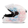 Capacete Moto Fechado Faith Branco Rosa Fw3 Forro Camurça 58 - 2