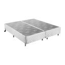 Ver imagem 2 de Base para Cama Box King Bipartida CR461E com Pés de Madeira Branco Multimóveis 193cm