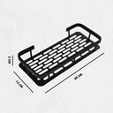 Ver imagem 7 de Suporte de Banheiro Cozinha Lavanderia Prateleira Multiuso Alumínio