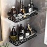 Suporte de Banheiro Cozinha Lavanderia Prateleira Multiuso Alumínio - 3