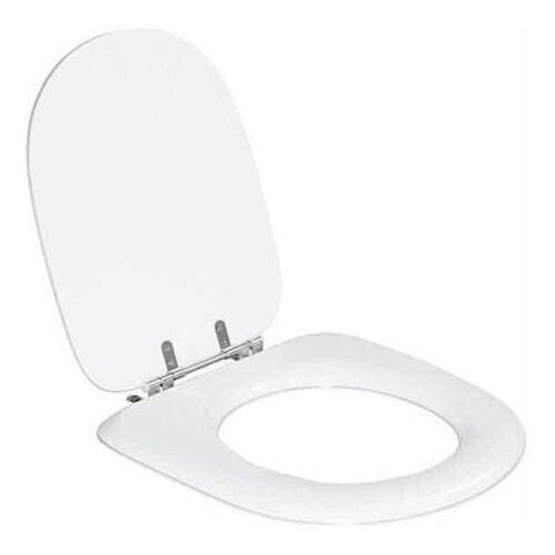 Tampa De Vaso Almofadada Luxo Carrara Branco Para Louça Deca - 2