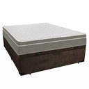 Ver imagem 6 de Cama Box Baú Casal Suede + Colchão Sereneprime Molas Ensacadas 138x188x69 Marrom