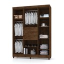 Ver imagem 3 de Guarda Roupa Solteiro 6 Portas e 3 Gavetas Imperial Imbuia - Pallazio