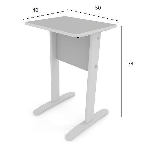 Mesa de Impressora Slim 0,50x0,40 Cinza - 2