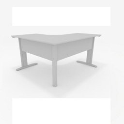 Mesa Delta de Escritório Slim 1,60x1,60 Cinza - 1 Mesa Delta de Escritório Slim 1,60x1,60 Cinza - 1