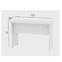 Ver imagem 2 de Mesa de Escritório Treviso 1,25 X 0,60 Branco