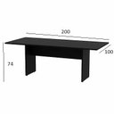 Ver imagem 2 de Mesa de Reunião Treviso 2,00x1,00 Preto