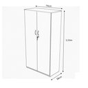 Ver imagem 6 de Armário Fechado Alto com 2 Portas Slim Preto