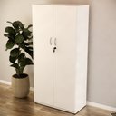 Ver imagem 3 de Armário Fechado Alto com 2 Portas Slim Branco