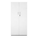 Ver imagem 2 de Armário Fechado Alto com 2 Portas Slim Branco