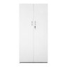 Armário Fechado Alto com 2 Portas Slim Branco - 2