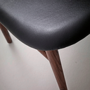 Ver imagem 5 de Poltrona Easy Chair Base Tabaco em Couro Ecológico e Natural ou Tecido Várias Cores - Artesian