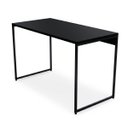 Ver imagem 2 de Mesa Escrivaninha Gamer para Estudos Notebook Estilo Industrial Fit 90 x 45 Preto
