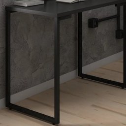 Mesa Escritório Industrial Fit 0,90x0,45 Preto - 3