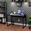 Ver imagem 4 de Mesa Escrivaninha Gamer para Estudos Notebook Estilo Industrial Fit 90 x 45 Preto