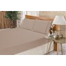 Kit Roupa De Cama Casal Queen 3 Peças - Cáqui - 1