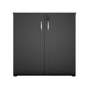 Ver imagem 2 de Armário Balcão Baixo com 2 Portas Slim Preto