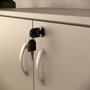 Ver imagem 5 de Armário Balcão Baixo com 2 Portas Slim Cinza