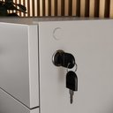 Ver imagem 5 de Gaveteiro Movel Slim com 4 Gavetas Cinza