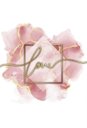 Ver imagem 3 de Kit Placas Quadros Decorativos 3 Peças 20x30 Mdf Love Rosa