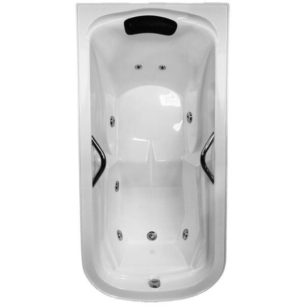 Banheira de Hidromassagem Excalibur Individual 1,80x0,85x0,48 Acrilico-Completa - 1