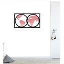 Ver imagem 2 de Quadro Mapa Mundi Globo Rose