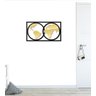 Quadro Mapa Mundi Globo Ouro - 2