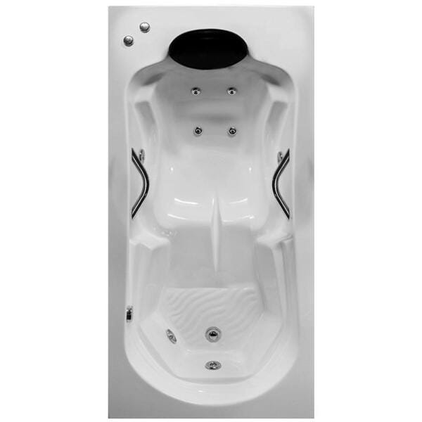 Banheira de Hidromassagem Gardenia Individual 1,80x0,84x0,50 Acrilico-Completa - 1