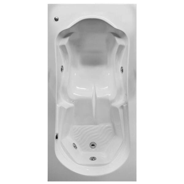 Banheira de Hidromassagem Gardenia Individual 1,80x0,84x0,50 Acrilico-Padrão - 1