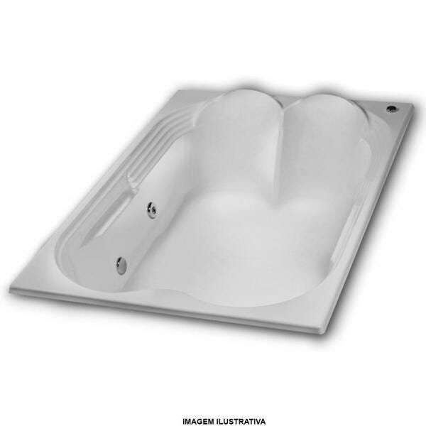 Banheira de Hidromassagem Hierro Dupla 1,80x1,20x0,40 Acrilico-Padrão - 10